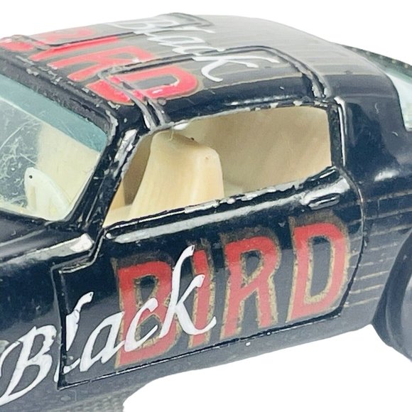 Yatming Black Bird Firebird Trans Am Vintage Diecast Car Vehicle Tan Interior - Picture 7 of 14